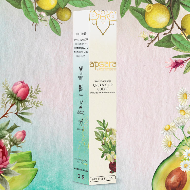 Sacred Goddess Ayurvedic Creamy Lip Color--Wisdom (pink)