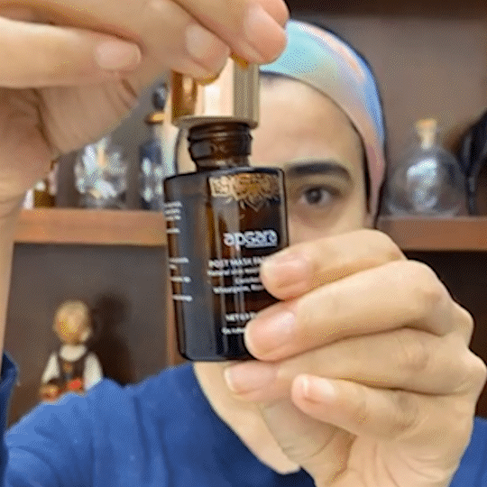 AT HOME GLYCOLIC ACID, SAFFRON, LACTIC ACID PEEL MASK & POST-MASK SERUM DUO