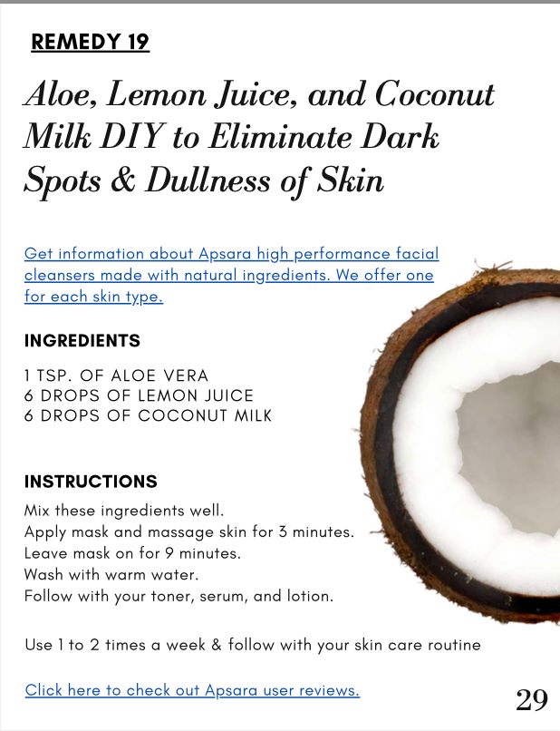 20 Home Remedies to Refine Dark Spots, Discoloration, Dullness. Get Glowing Skin Without Nasty Chemicals.