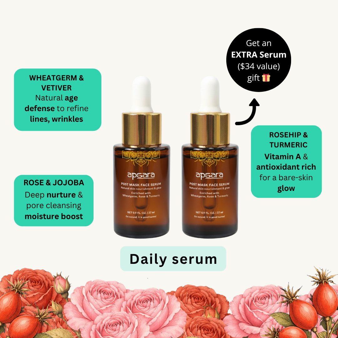 Glycolic, Saffron & Lactic Mask & Serum Duo+ 1 Post-Mask Serum Complimentary Gift 🎁
