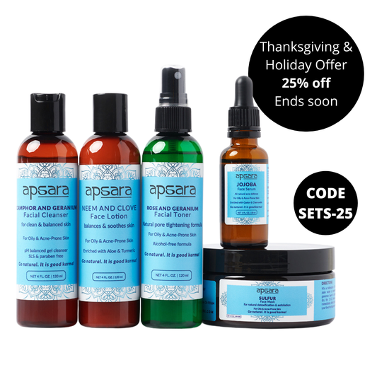 Apsara Natural Acne Care Routine