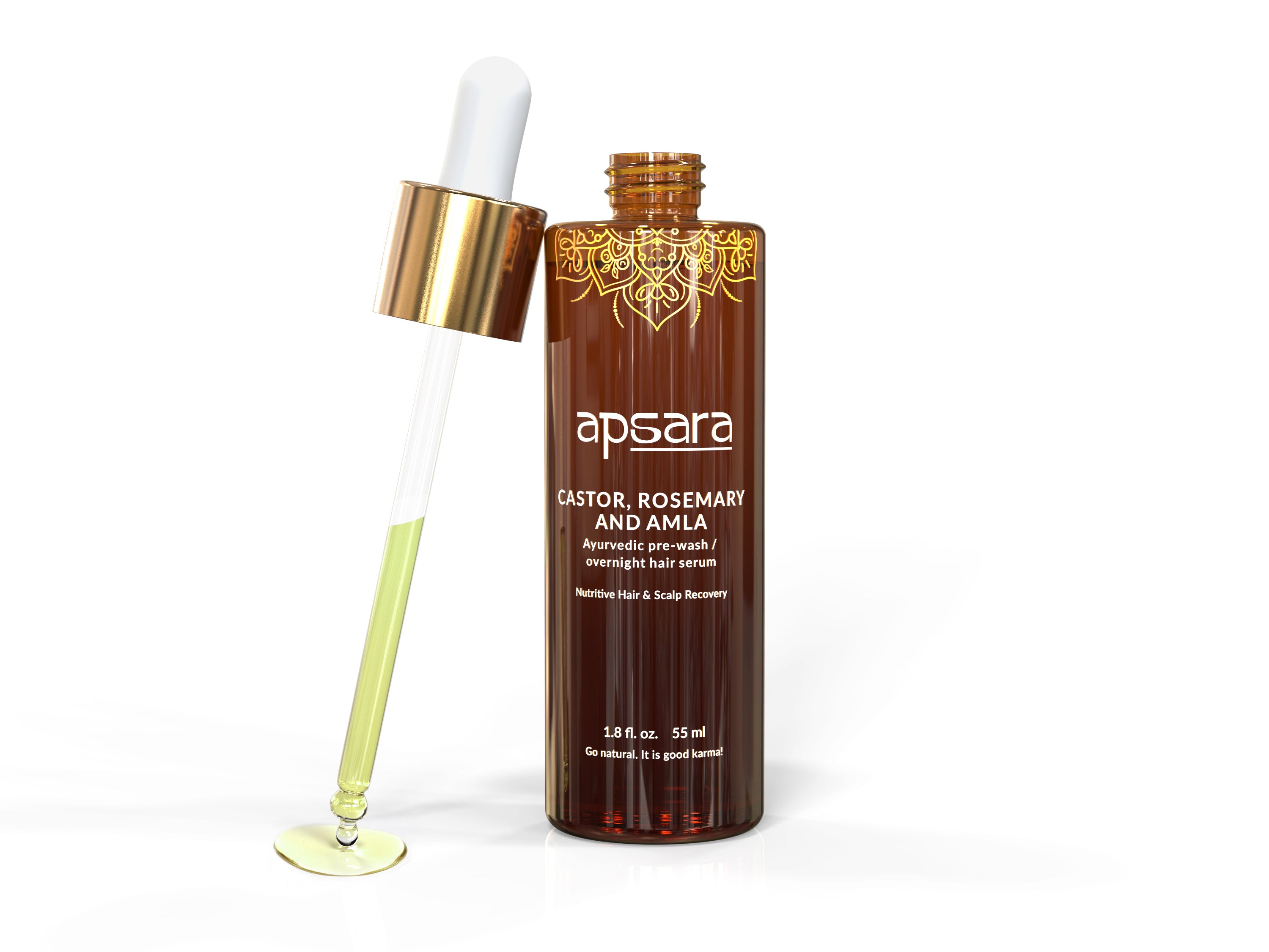 Castor, Rosemary, Amla Nutritive Hair Serum