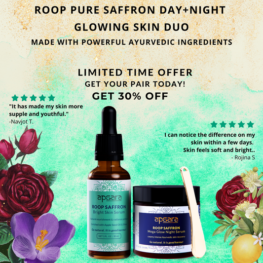 ROOP Saffron Day & Night Spotless Glow Duo (limited time 30% off)