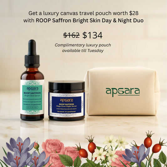 Roop Saffron Day + Night Combo (PLUS GET A LUXURY POUCH ON US TILL TUESDAY)