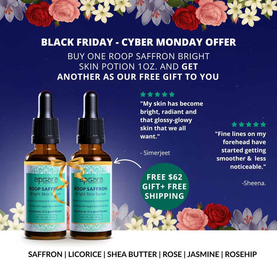 BOGO: Get a $62 ROOP Saffron Bright Skin Potion (1 oz) FREE Gift 🎁