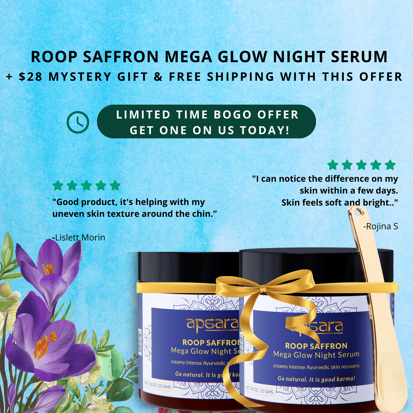 ROOP NIGHT SERUM BOGO (Limited time offer)