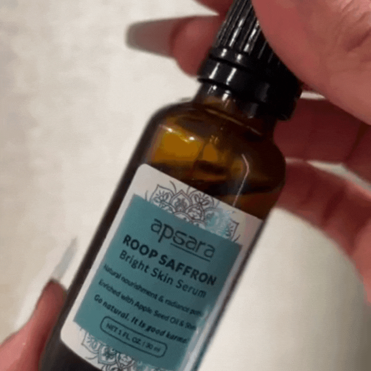 Apply 2-3 drops of ROOP to lightly cover your skin