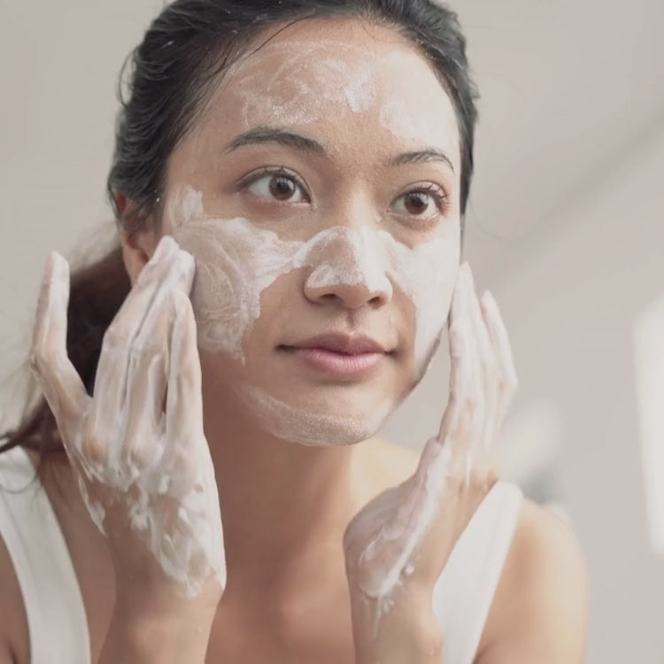 Use your Apsara cleanser to wash your face