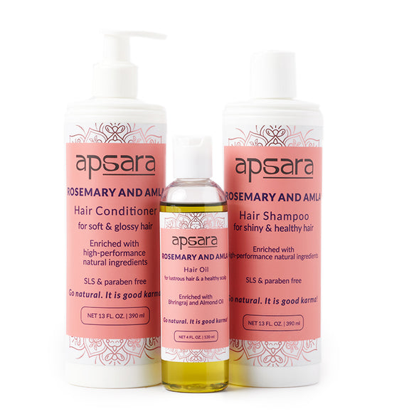Apsara Natural Hair Care Routine