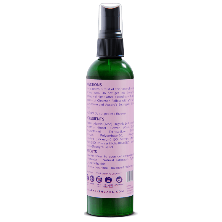 Rose Dew Natural Face Toner for Combination Skin